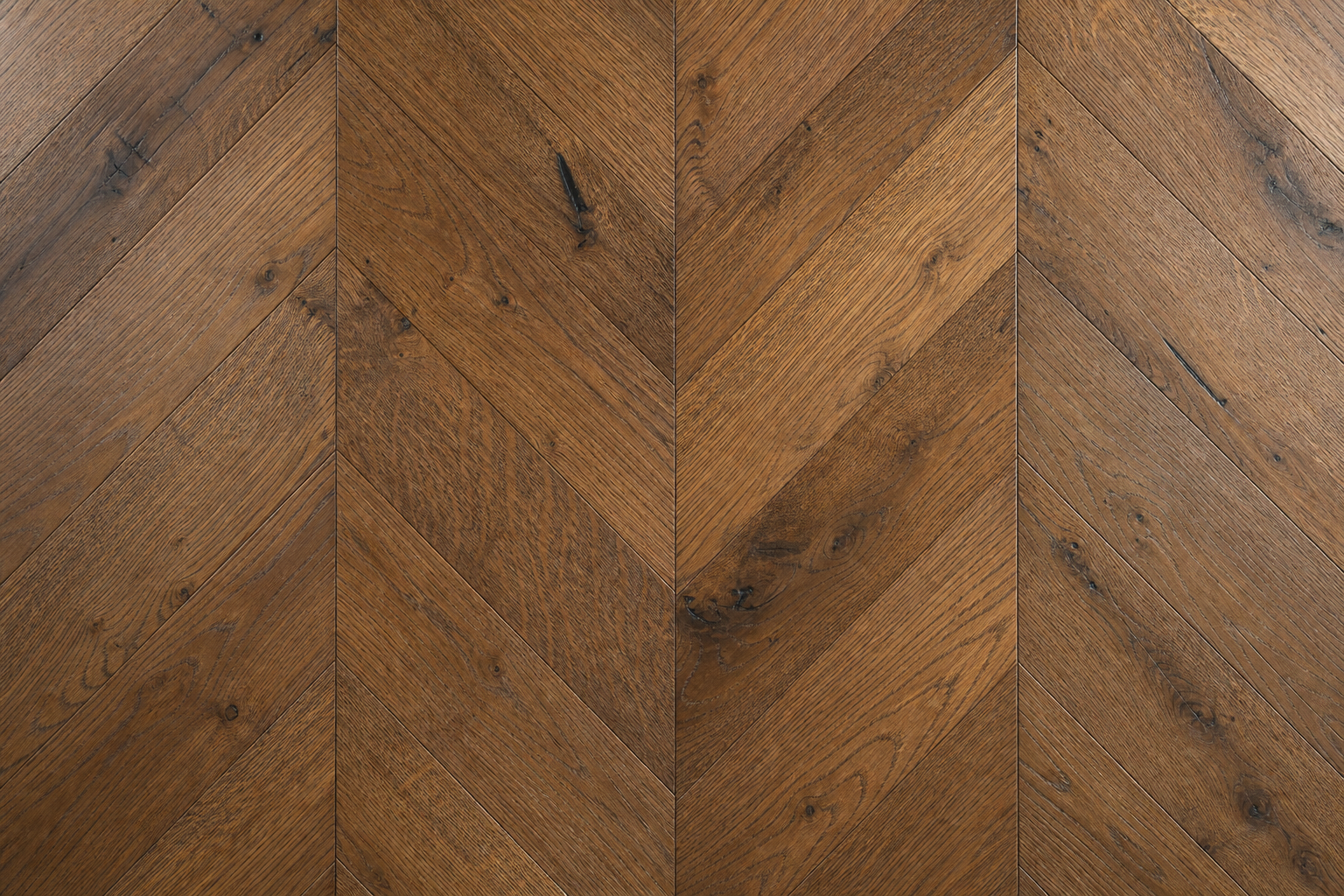 Chateau Chevron hardwood finish