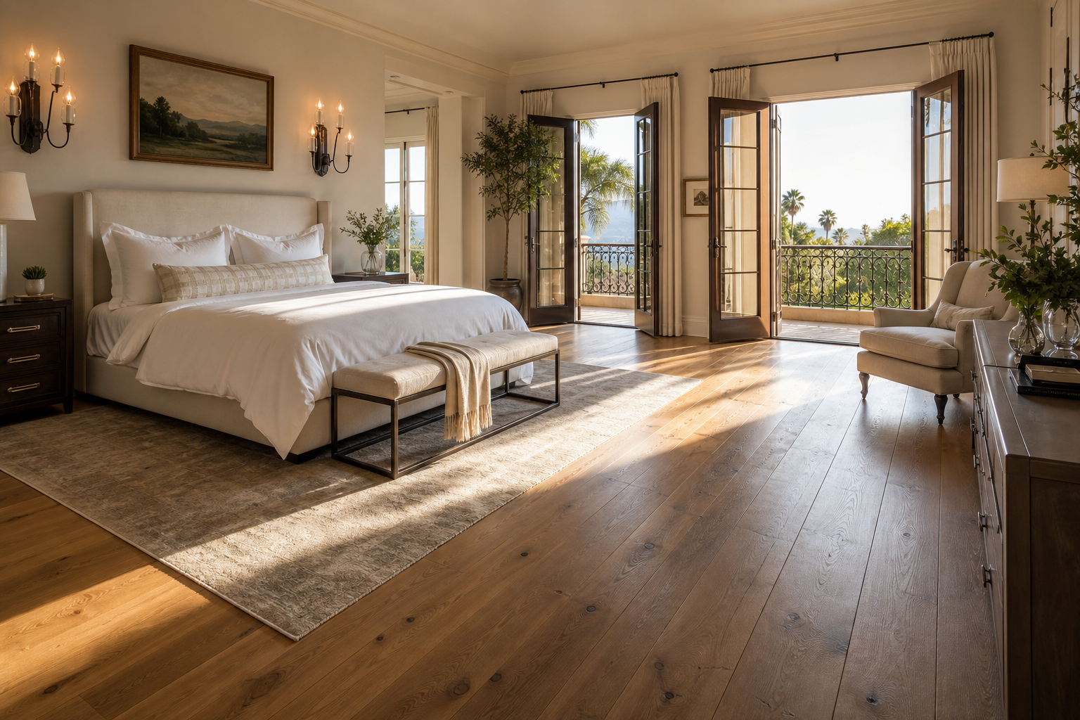 Premium French oak flooring